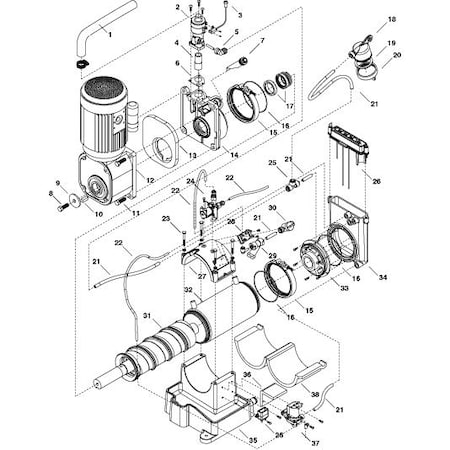 Follett Hardware, Mounting, Cap, Evap,  00130989